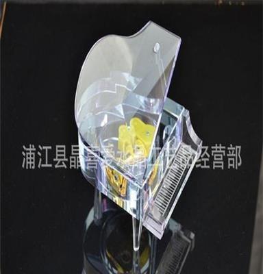 水晶音乐钢琴，水晶工艺品，水晶摆饰,水晶发声音乐盒。