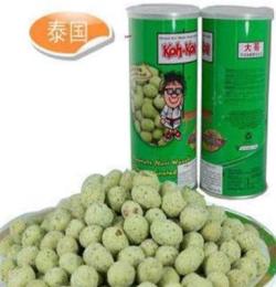 泰国进口零食 大哥花生豆 铁罐装 230克 芥末味