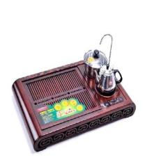 正品KAMJOVE/金灶 V312A茶具鸡翅木实木茶盘四合一电磁炉泡茶机
