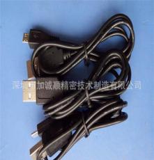 深圳数据线USB对迈克MICRO USB 5P 充电线2芯 数据4芯厂家直销