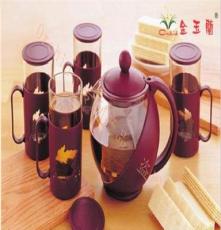如意壶茶具 五件套 高级玻璃茶壶 馈赠茶具礼品 套装高档送礼佳品