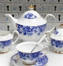 花色骨瓷茶具厂家长期销售皇室精致骨瓷茶具