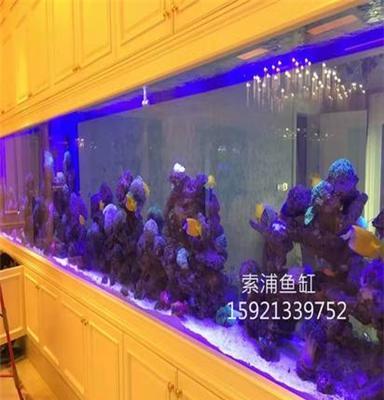 杭州索浦鱼缸承接大型玻璃鱼缸改造 水族箱布景 海水景观鱼缸