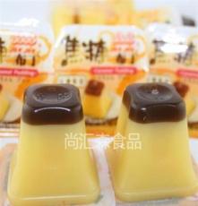 台湾进口零食品 晶晶焦糖布丁果冻 优酪果冻优酪布丁12斤/箱