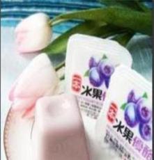 台湾果冻布丁一本散装水果优酪果冻*蓝莓味6KG