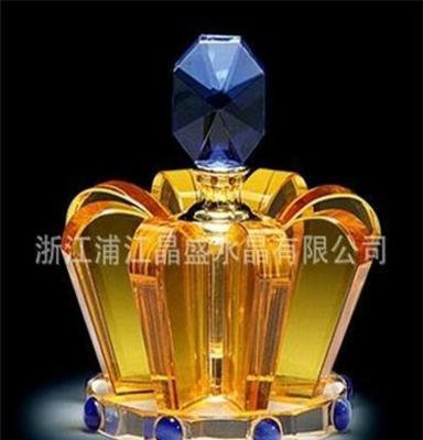 供应批发水晶香水瓶、水晶来样订做、个性香水瓶、水晶礼品 浦江