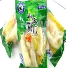 上海特产休闲食品牧童山椒凤爪1斤价 独立小包装1袋5斤一箱4袋