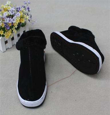 黑棉鞋 白边防滑底棉鞋（35-44码）