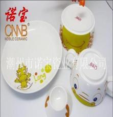 2012诺宝独家专利新品12生肖儿童陶瓷餐具套装-龙生肖/餐饮用具