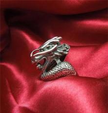 复古龙戒指 男士钛钢韩版时尚个性戒指环非主流潮男首饰品SA392
