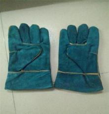 现货批发各种牛皮电焊手套 耐磨耐高温防护手套 一包起批颜色多选