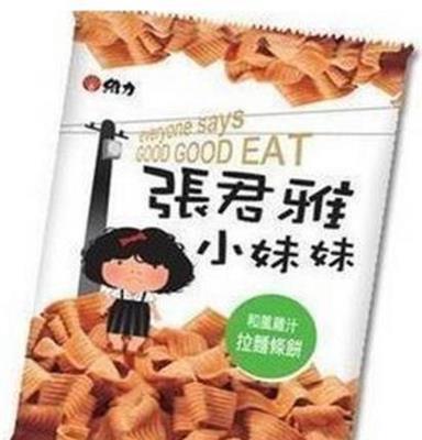 臺灣張君雅和風雞汁拉面條餅65g*15袋 進口食品批發