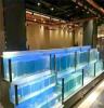 广西酒店海鲜池制作，玻璃不锈钢鱼缸制作，设计海鲜池效果图公司