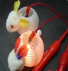 玩具生肖兔子布灯笼，适合中秋，元宵节玩乐