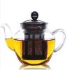 大苹果钢漏耐热玻璃茶壶 玻璃茶具花茶壶不锈钢内胆茶壶 直火加热
