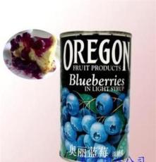 奥丽牌蓝莓味淡糖浆 美国原装进口 蓝莓罐头 食品批发