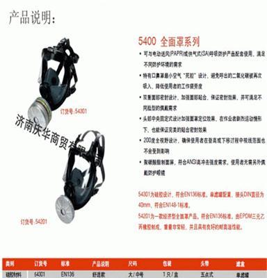 斯博瑞安54301 全面罩呼吸器 石油化工面罩 防气体面罩