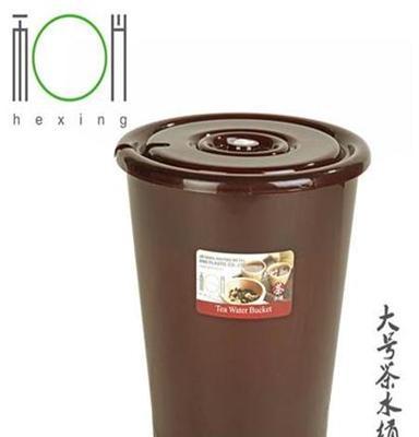 厂家直销塑料茶水筛 加盖带滤层茶渣排水桶 热销经典款式茶具配件