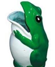 泸州直销青蛙卡通造型户外垃圾桶-绵阳市最新供应