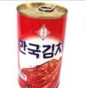 韩国食品批发 韩国泡菜厂家直销 辣白菜铁盒罐头泡菜 400克*24瓶