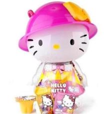 台湾盛香珍Hello Kitty凯蒂猫综合水果味果冻布丁 630g 储蓄罐