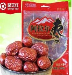 聚天紅 新疆特產(chǎn)干果休閑零食若羌甘甜小灰紅棗批發(fā)1000g