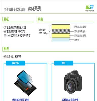 84系列的防水性能  泡棉基材双面胶带