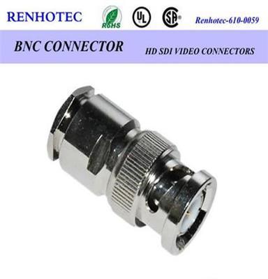 供应BNC公头接RG6线 BNC连接器