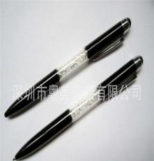 镶钻触摸笔，镶钻两用触摸笔，带钻手写笔，长款中短水晶手写笔