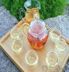 一屋窑耐热玻璃茶具套装/茶壶礼盒8件套/花茶茶具