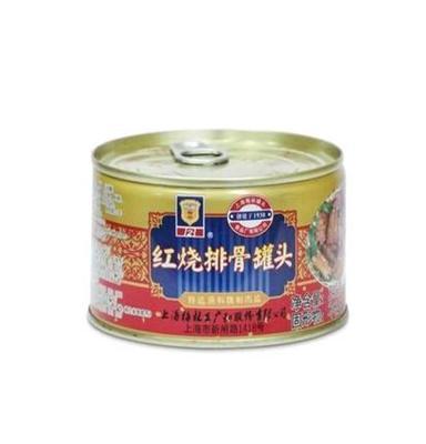 特价 梅林罐头/红烧排骨/易拉盖/户外方便食品340克装