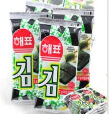 韩国休闲食品批发 即食海苔 海飘海苔 40包/箱(8301