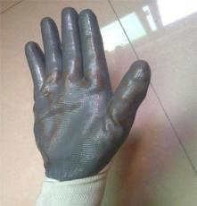 厂家直销 劳保手套 丁晴灰色手套 价格优惠 防护手套