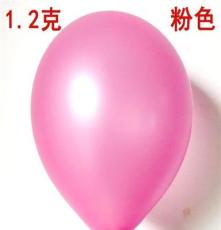 厂家直销 6号10寸1.2克珠光圆形气球 拱门气球 圆形100只装 粉色