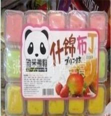进口零食批发排装果冻台湾雅米熊猫果冻布丁480G*15排/箱