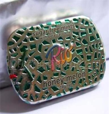 RIO利澳 香深蜜瓜薄荷糖（压片糖果）14g 瑞士瑞怡乐正品