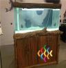 鱼缸 特价欧式鱼缸 客厅家用生态鱼缸 玻璃水族箱