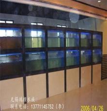 上海鸿颜无锡鱼缸定做厂家海鲜池 海鲜鱼缸厂家直销