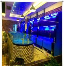 镇江海鲜池酒店 超市  亚克力玻璃海鲜池定制厂家直销 定做鱼缸