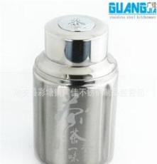 不锈钢方型茶叶罐A（200g/300g/500g） 广佳不锈钢厨具
