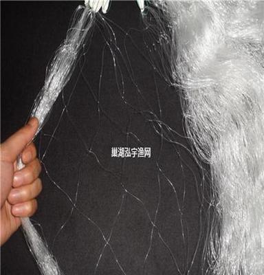 巢湖泓宇渔网 粗丝1.7米6.5指75米单层渔网（漂网）鲢鱼网挂网