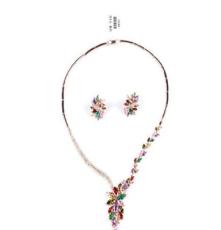 韩版高档奢华奥地利水晶套装钻石项链 时尚流行魅力项链饰品