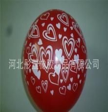 雄县气球 厂家直销全花印刷气球 可订做 小额批发 结婚装饰气球