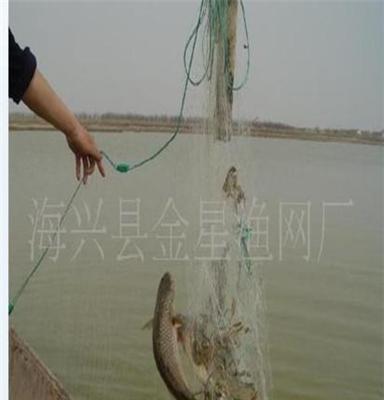 专捕鲤鱼三层网具、草鱼三层粘网,高强度网丝三层渔网,铅坠