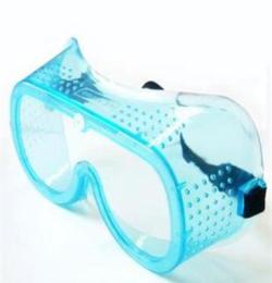 PVC防尘多孔眼罩，劳保眼镜，塑料眼镜，多孔通风设计--厂家直销