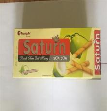 越南进口萨杜恩牌注心威化卷（椰奶味），330克*10盒/箱