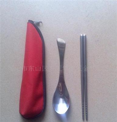 揭阳华博制品 优质勺筷两件套餐具，韩式餐具