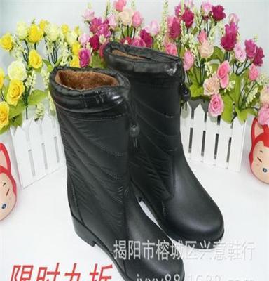 新款雨靴套韩版时尚仿皮女士防滑保暖PVC雨鞋批发