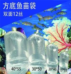 廠家熱銷pe方底魚苗袋雙層12絲 防水耐用透明袋大量批發(fā)