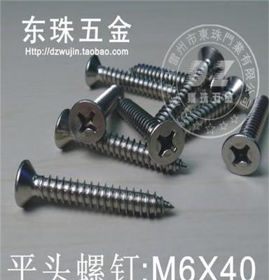 1139,热卖沉头精品正宗304不锈钢加粗自攻木螺丝钉 螺钉 M6*40